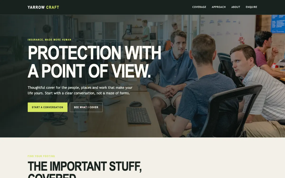 Yarrow Craft Insurance Agent