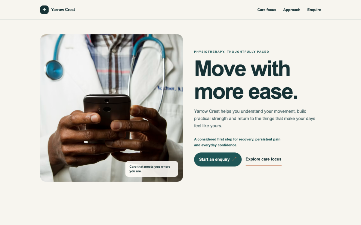 Yarrow Crest Physiotherapist