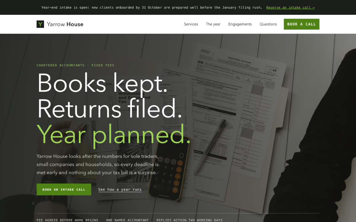 Yarrow House Accountant