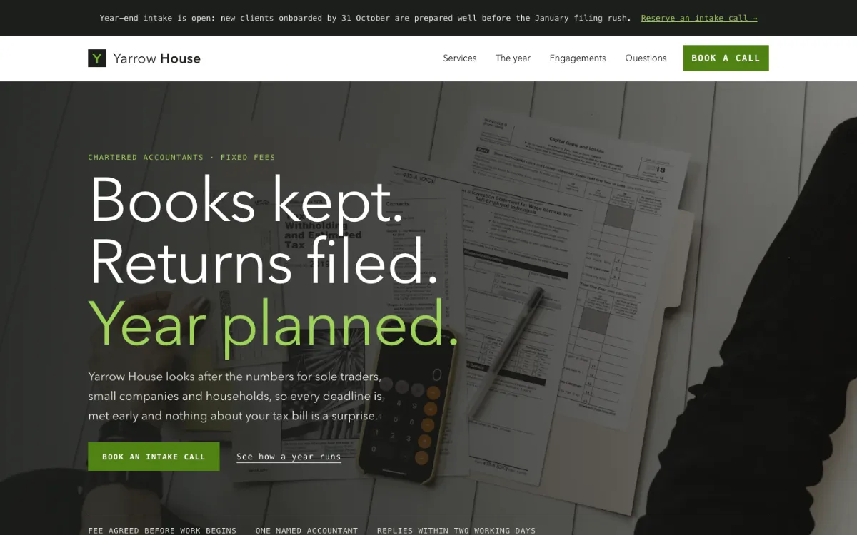 Yarrow House Accountant