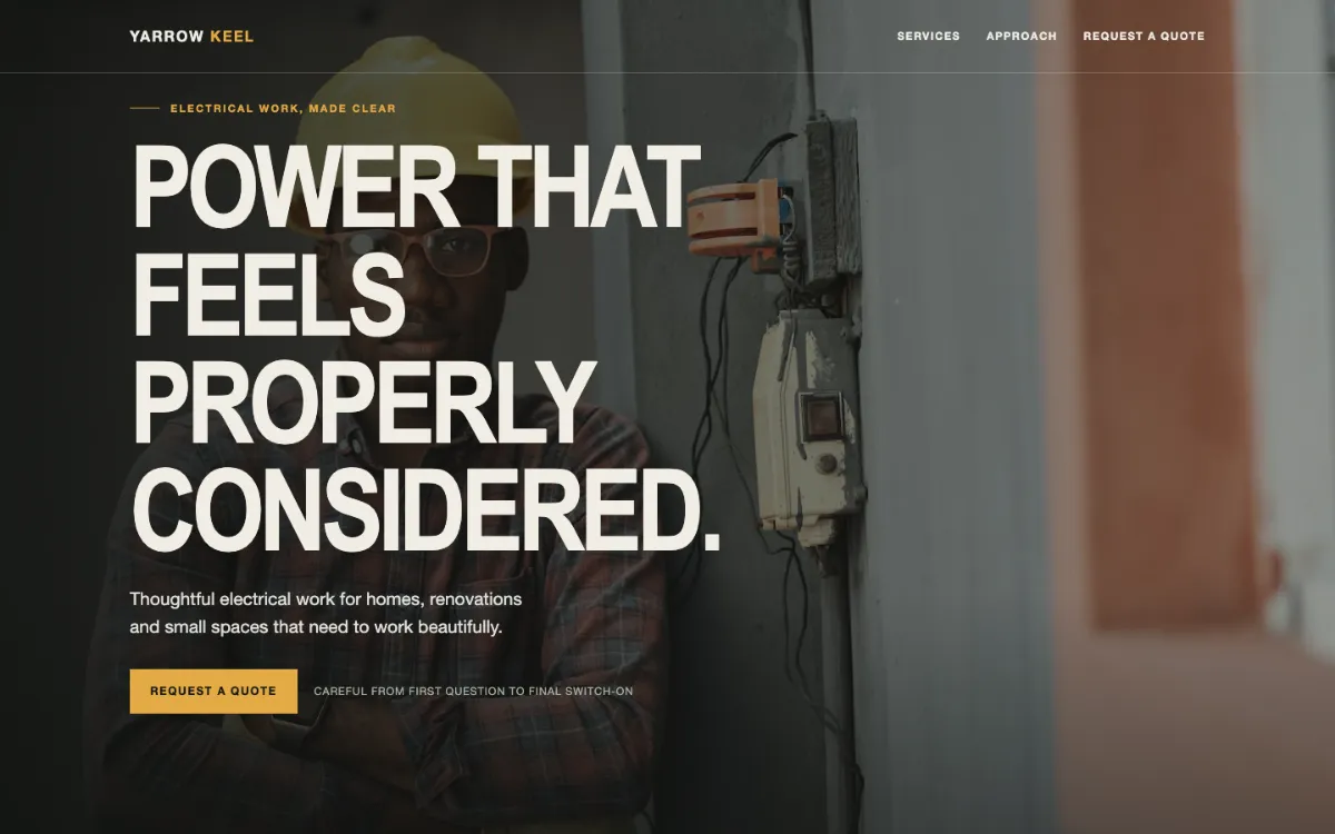 Yarrow Keel Electrician