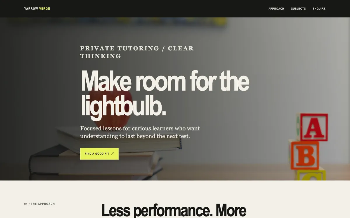 Yarrow Verge Private Tutor